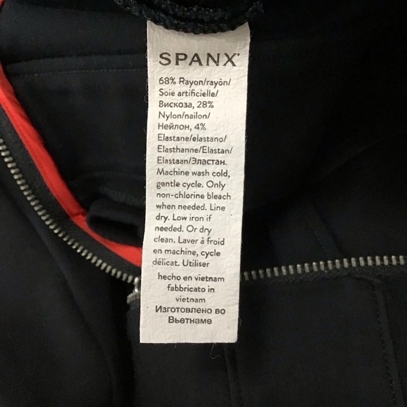 SPANX The Perfect Jumpsuit in Classic Black Size Large Tall. - Picture 12 of 15